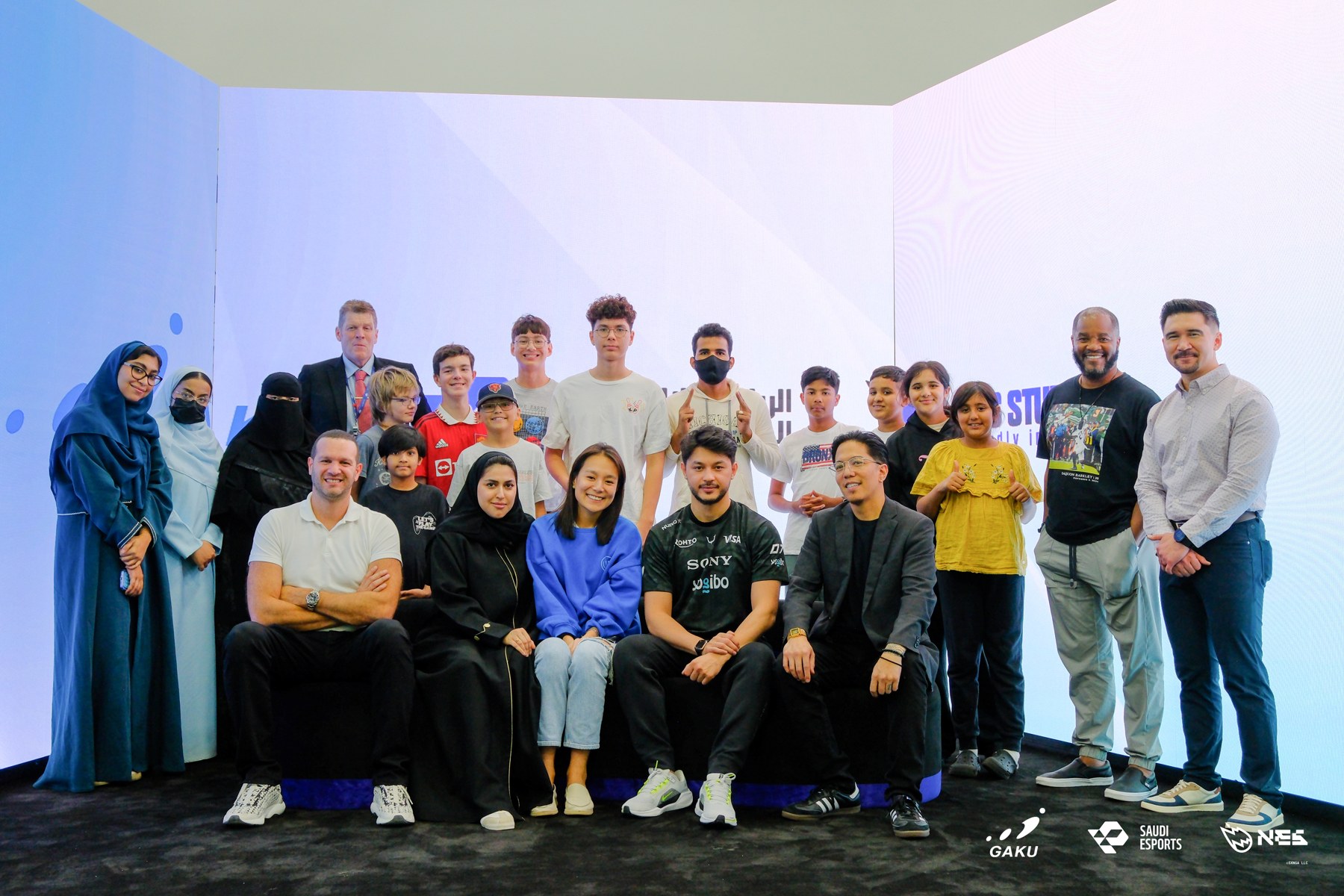 Riyadh Esports Bootcamp cohort group photo with GAKU programme participants